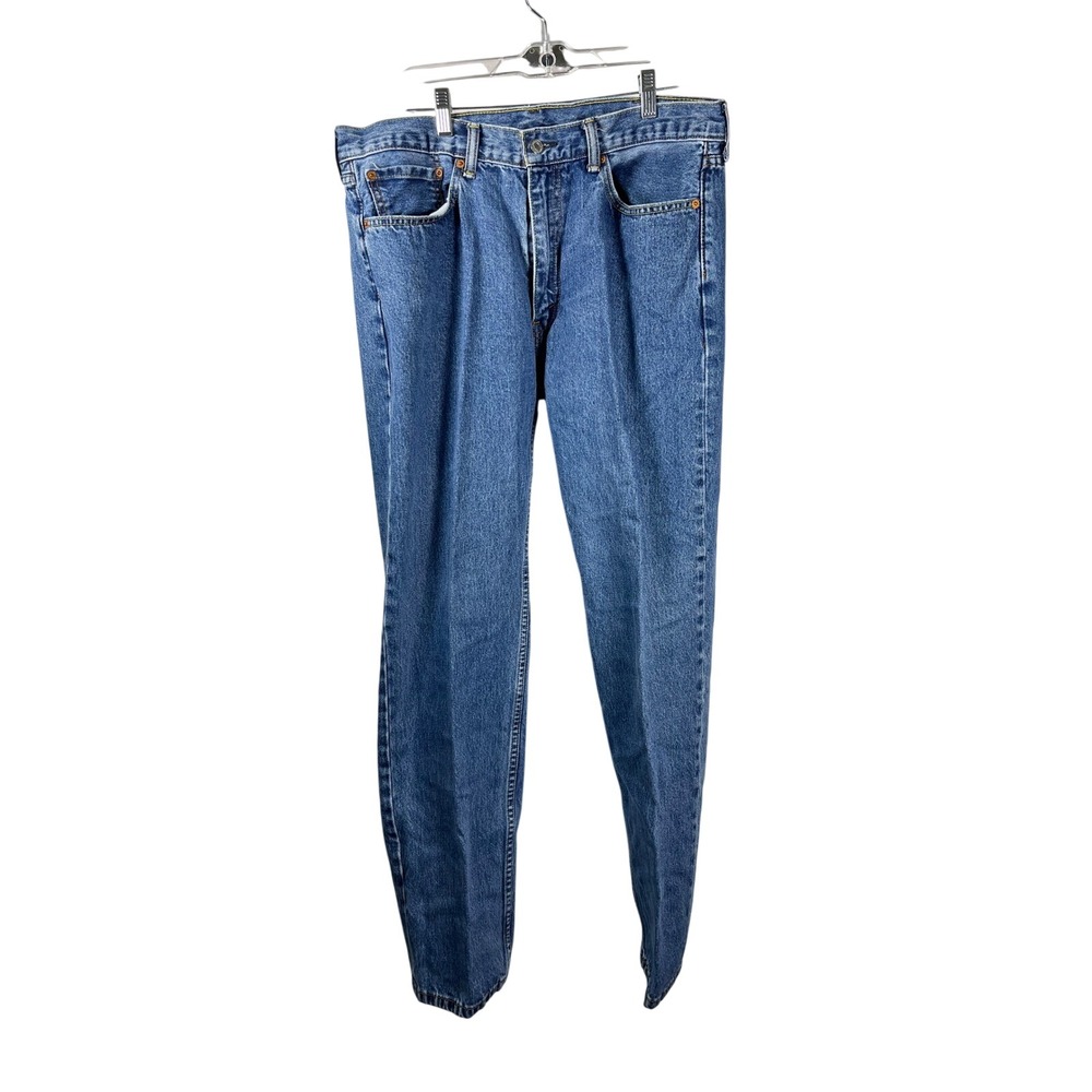 Levi Strauss & Co 505 Jeans Mens 38x34 Medium Wash Straight Fit Denim